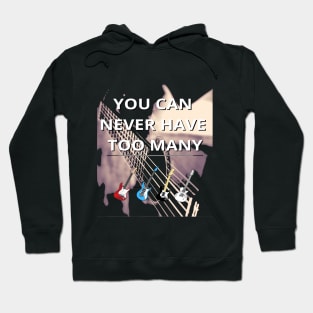 You Can Never Have Too Many Guitars! Hoodie